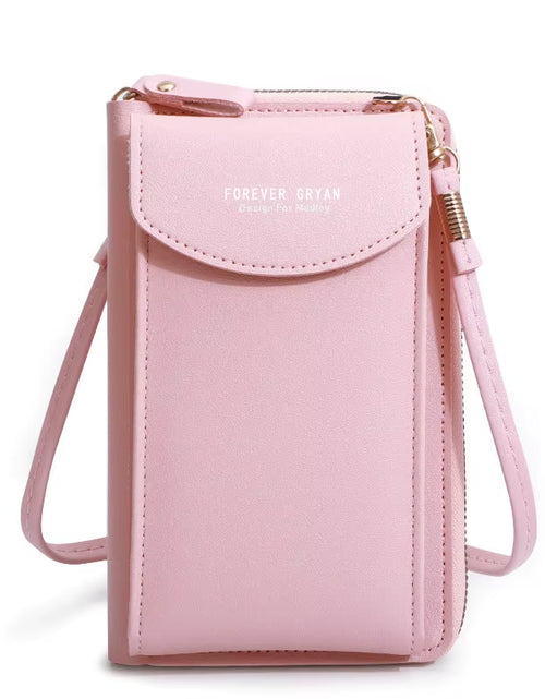 Load image into Gallery viewer, Elegance On-the-Go – Luxe PU Leather Crossbody Shoulder Bag with Phone &amp; Card Organizer
