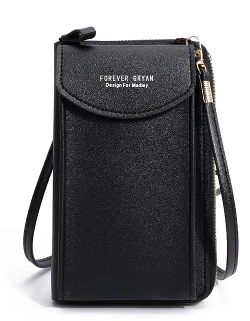 Load image into Gallery viewer, Elegance On-the-Go – Luxe PU Leather Crossbody Shoulder Bag with Phone &amp; Card Organizer
