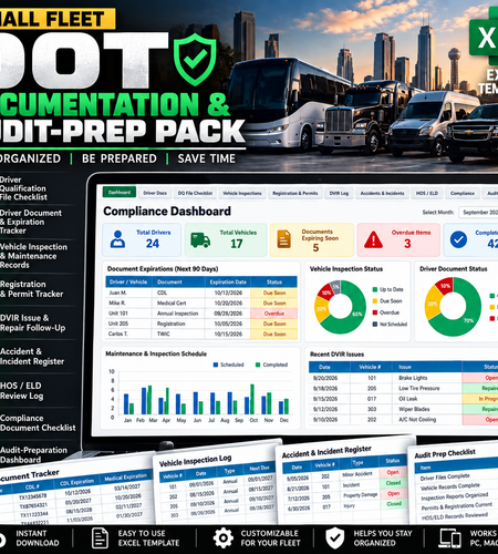 Small Fleet DOT Documentation & Audit-Prep Pack