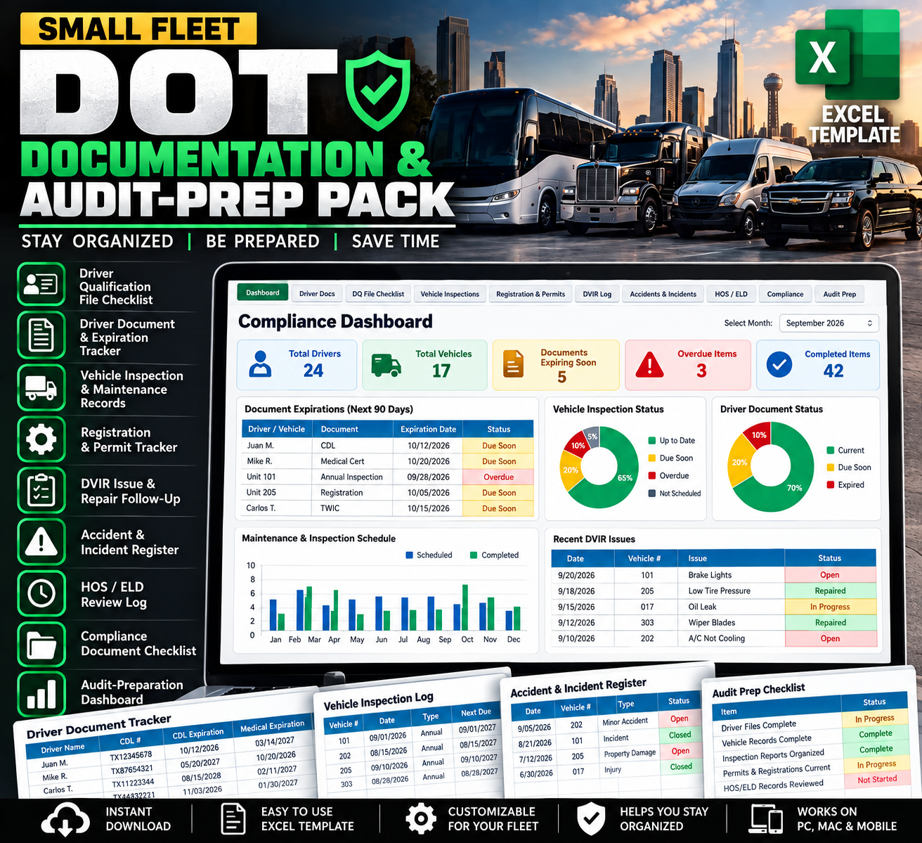 Small Fleet DOT Documentation & Audit-Prep Pack