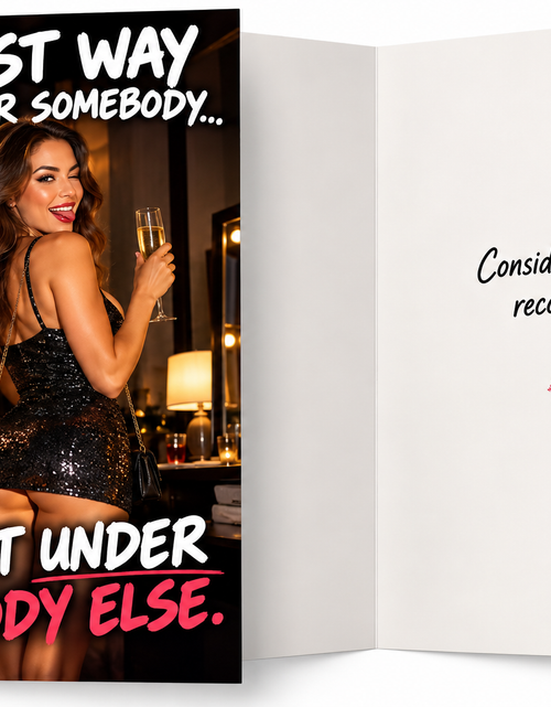 Load image into Gallery viewer, Get Over Somebody – Funny Adult Breakup Card
