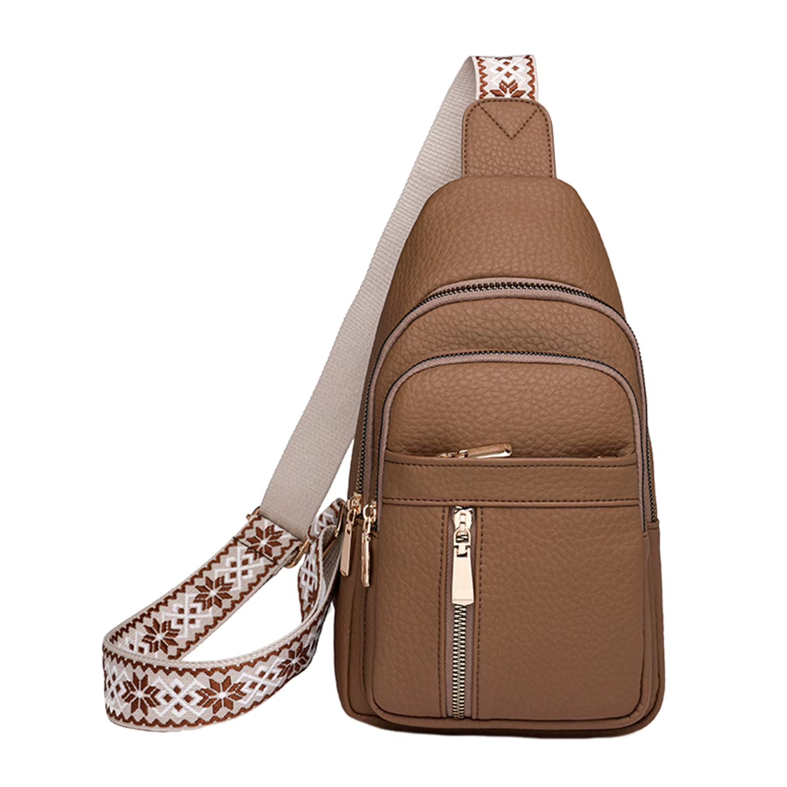 UrbanChic Crossbody – Waterproof PU Leather Chest & Shoulder Bag for Women on the Go